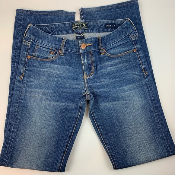 Seven 7 Bootcut Jeans- 27 - Picture 1 of 12